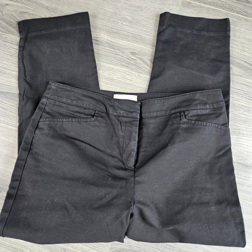 Chicos Fabulously Slimming Black Crop Pants Womens Size 0 S/4 - Picture 5 of 11